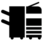 Copy Fax Machine Icon